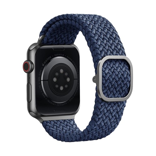 Ремешок Uniq ASPEN Strap Braided для Apple Watch 49-46-45-44 мм, синий