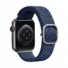 Ремешок Uniq ASPEN Strap Braided для Apple Watch All 42-44-45 мм, синий