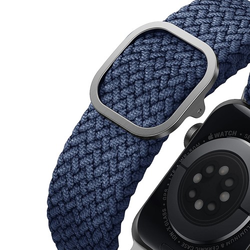 Ремешок Uniq ASPEN Strap Braided для Apple Watch 49-46-45-44 мм, синий