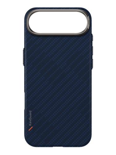 Uniq для iPhone Air чехол KEVA EDGE Full Kevlar Trance Blue (MagSafe)