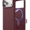 Elago для iPhone 17 Pro Max чехол Magnetic Silicone Burgundy (MagSafe)