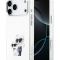 Karl Lagerfeld для iPhone 17 Pro Max чехол IML Aquarelle Karl & Choup Metal cam Hard White (MagSafe)