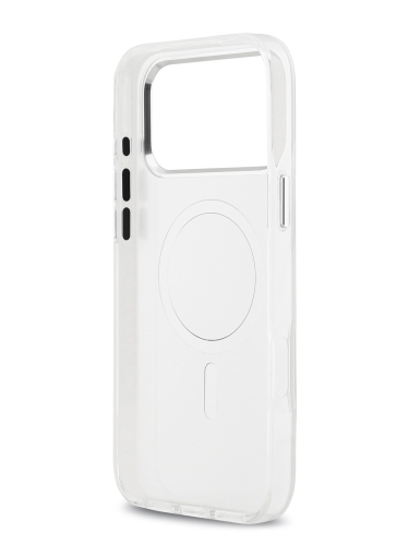 Karl Lagerfeld для iPhone 17 Pro Max чехол IML Aquarelle Karl & Choup Metal cam Hard White (MagSafe)