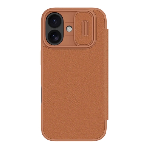 Nillkin для iPhone 17 чехол QIN Pro Booktype Brown