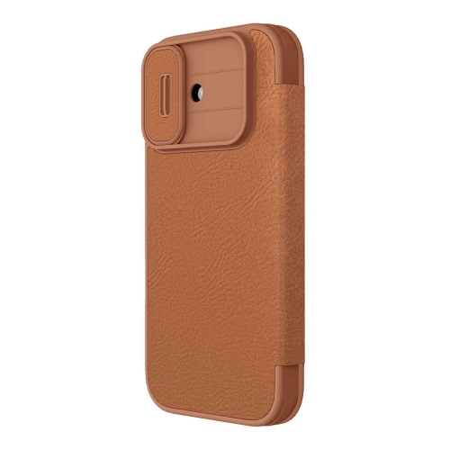 Nillkin для iPhone 17 чехол QIN Pro Booktype Brown
