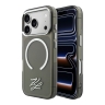 Karl Lagerfeld для iPhone 17 Pro Max чехол IML Initials Metal logo & Camera прозрачный/черный (MagSafe)
