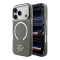 Karl Lagerfeld для iPhone 17 Pro Max чехол IML Initials Metal logo & Camera прозрачный/черный (MagSafe)