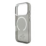Karl Lagerfeld для iPhone 17 Pro Max чехол IML Initials Metal logo & Camera прозрачный/черный (MagSafe)