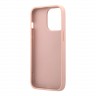 Чехол Guess PU Saffiano 4G Big metal logo Hard для iPhone 13 Pro Max, розовый