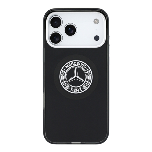 Mercedes для iPhone 17 Pro Max чехол IML Double Layer Vintage Logo Metal Cam Hard Black (MagSafe)