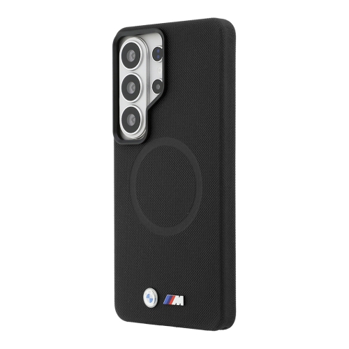 BMW для Galaxy S26 Ultra чехол M-Series PU Full Wrapped Metal logo & Cam Hard Black (MagSafe)