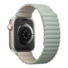 Ремешок Uniq Revix reversible Magnetic для Apple Watch 42-41-40 mm, зеленый/бежевый