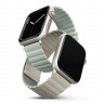 Ремешок Uniq Revix reversible Magnetic для Apple Watch 38-40-41 mm, зеленый/бежевый