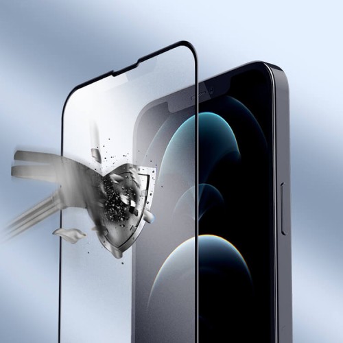 Матовое стекло Nillkin FogMirror для iPhone 14 | 13 | 13 Pro, черная рамка