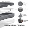 Чехол Elago Soft Silicone для iPhone 14 Plus, серый
