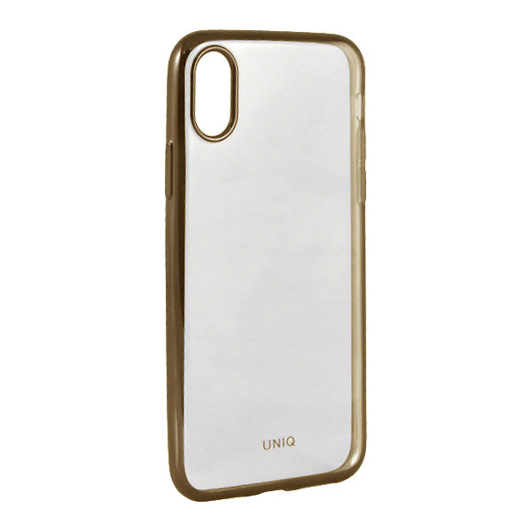 Чехол Uniq Glacier Glitz для iPhone XS Max, Blush Gold