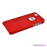 Чехол iCover Glossy Hole для iPhone 5s SE, красный (глянцевый)