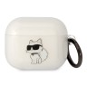 Чехол Lagerfeld TPU with ring NFT Choupette для Airpods 3 (2021), прозрачный