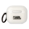 Чехол Lagerfeld TPU with ring NFT Choupette для Airpods 3 (2021), прозрачный