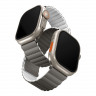 Ремешок Uniq Revix reversible Magnetic для Apple Watch 49-45-44-42 mm, серый/белый