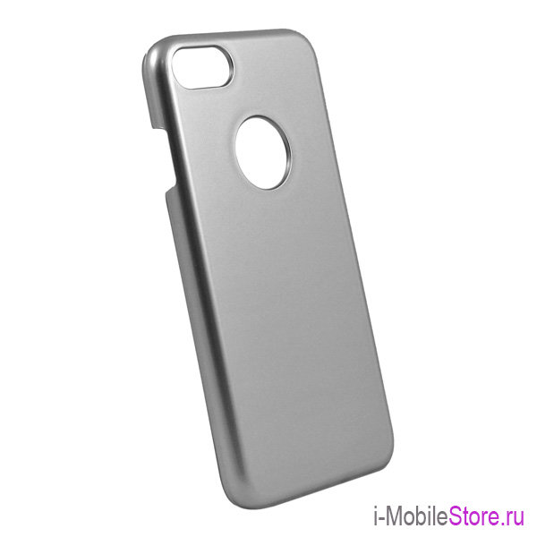 Чехол iCover Glossy Hole для iPhone 7/8/SE 2020, серебристый