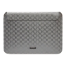 Чехол-папка Lagerfeld Saffiano Sleeve Monogram для Macbook 13"/14", серебристый