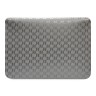 Чехол-папка Lagerfeld Saffiano Sleeve Monogram для Macbook 13"/14", серебристый