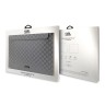 Чехол-папка Lagerfeld Saffiano Sleeve Monogram для Macbook 13"/14", серебристый