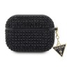 Чехол Guess Diamond Rhinestone with Triangle charm для Airpods Pro 2, черный