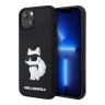 Karl Lagerfeld для iPhone 13 чехол 3D Rubber NFT Choupette Hard Black