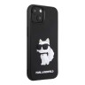 Karl Lagerfeld для iPhone 13 чехол 3D Rubber NFT Choupette Hard Black