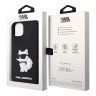 Karl Lagerfeld для iPhone 13 чехол 3D Rubber NFT Choupette Hard Black