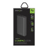 EnergEA Compac Ultra 20000, USB-C PD18 In/Out +2USB QC3.0, Black CP-PQ2201-BLK
