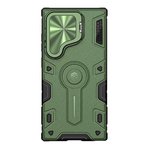 Nillkin для Samsung Galaxy S24 Ultra чехол CamShield Armor ProP Mgnetic Dark Green (magsafe)