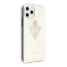 Чехол Guess Triangle logo Hard Glitter для iPhone 11 Pro, золотой