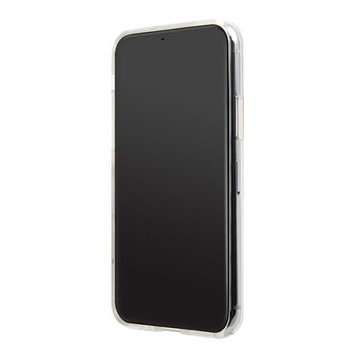 Чехол Guess Triangle logo Hard Glitter для iPhone 11 Pro, золотой