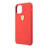 Чехол Ferrari On Track SF Silicone для iPhone 11 Pro Max, красный