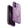 Uniq для iPhone 16 Plus чехол Combat Grape Pink (MagSafe)