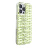DKNY для iPhone 16 Pro Max чехол PC/TPU Double layer Repeat Electroplated Yellow