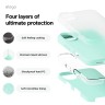 Elago для iPhone 16 чехол Soft silicone (Liquid) Aqua Sky