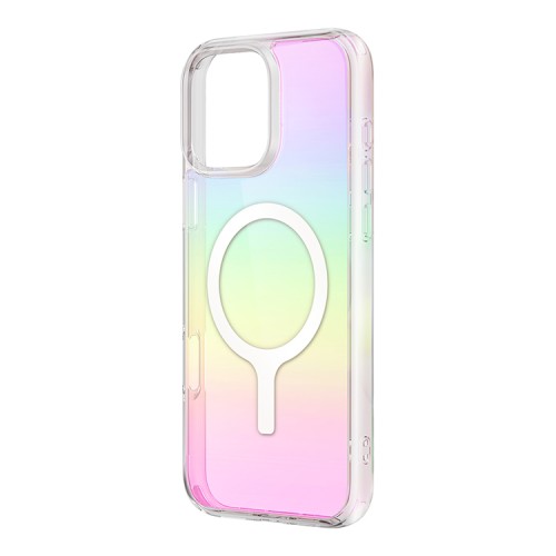 Uniq для iPhone 16 чехол Iridescia (hologrophic) Holo Quartz (Magsafe)