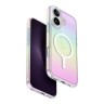 Uniq для iPhone 16 чехол Iridescia (hologrophic) Holo Quartz (Magsafe)