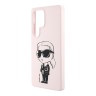 Karl Lagerfeld для Galaxy S25 Ultra чехол Liquid Silicone NFT Graffiti Karl Ikonik Hard Pink (MagSafe)