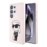 Karl Lagerfeld для Galaxy S25 Ultra чехол Liquid Silicone NFT Graffiti Karl Ikonik Hard Pink (MagSafe)