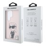 Karl Lagerfeld для Galaxy S25 Ultra чехол Liquid Silicone NFT Graffiti Karl Ikonik Hard Pink (MagSafe)