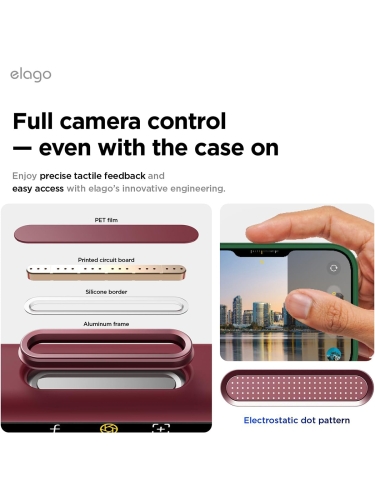 Elago для iPhone 17 чехол Magnetic Silicone Burgundy (MagSafe)