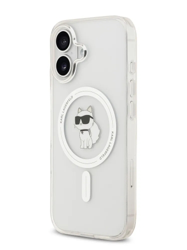 Karl Lagerfeld для iPhone 17 чехол IML NFT Choupette прозрачный (MagSafe)