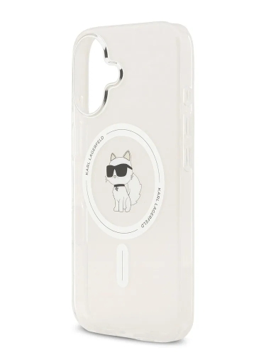 Karl Lagerfeld для iPhone 17 чехол IML NFT Choupette прозрачный (MagSafe)