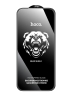 HOCO стекло для iPhone 17 Pro Max, Bear Shield series full screen HD tempered glass Black