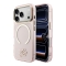 Karl Lagerfeld для iPhone 17 Pro Max чехол IML Initials Metal logo & Camera прозрачный/розовый (MagSafe)